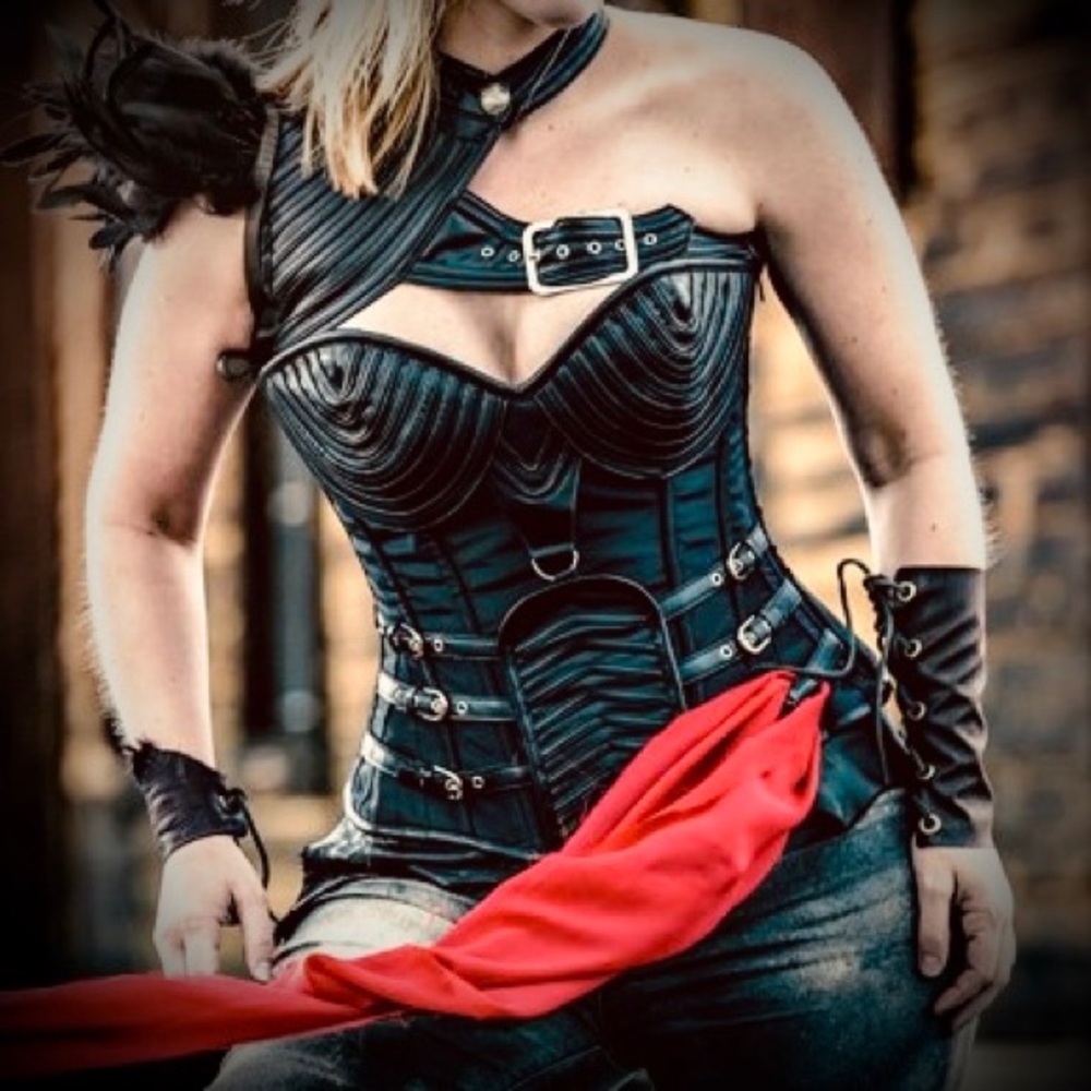Embellished Black Corset with Bolero